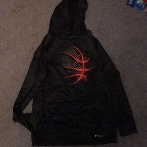 Black and Red Basketball WarmTek TekGear Hoodie
